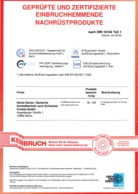 Zertifikat Swiss Sector